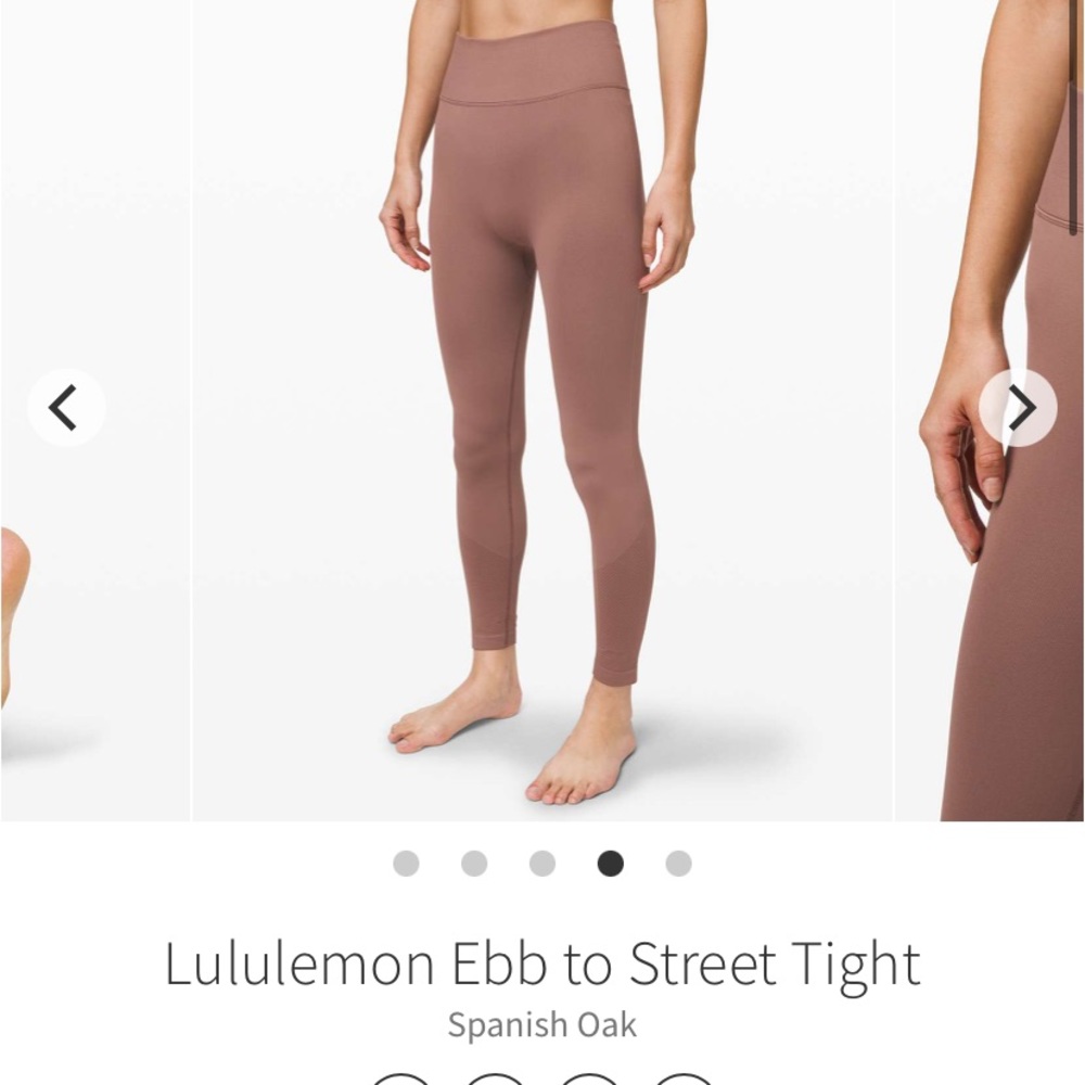 [NWOT]Lululemon ebb to street tights in Spanish Oak size 6